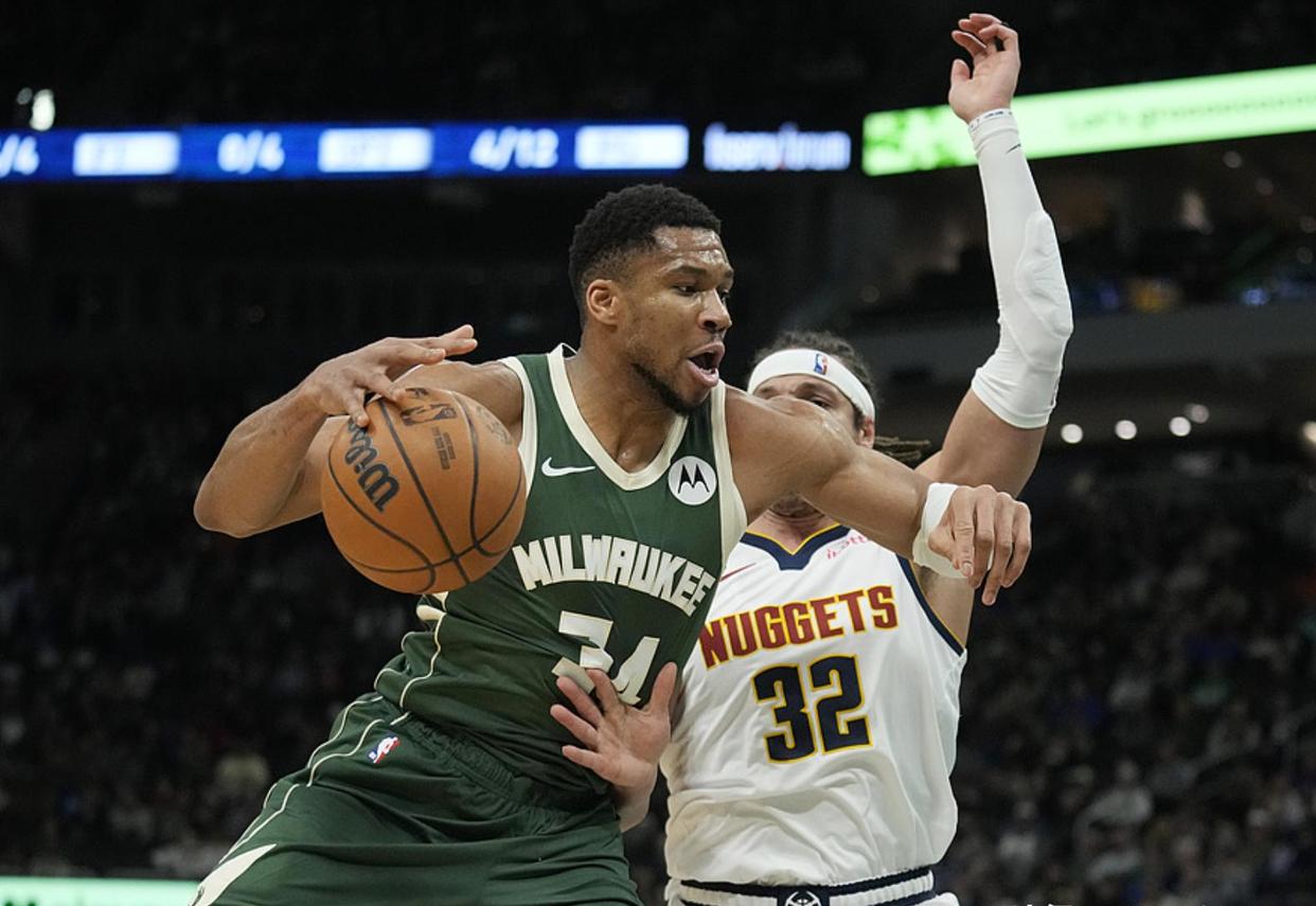 鹈鹕鏖战掘金,字母哥打破历史纪录 鹈鹕鏖战掘金,字母哥打破历史纪录